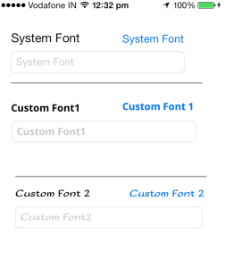 Add Custom Font in iOS